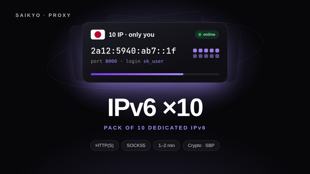 IPv6 proxy